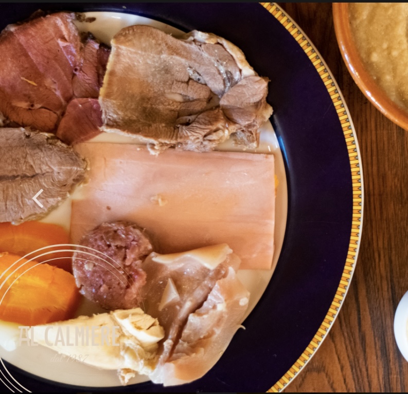 Foto carrello del bollito ristorante il calmiere